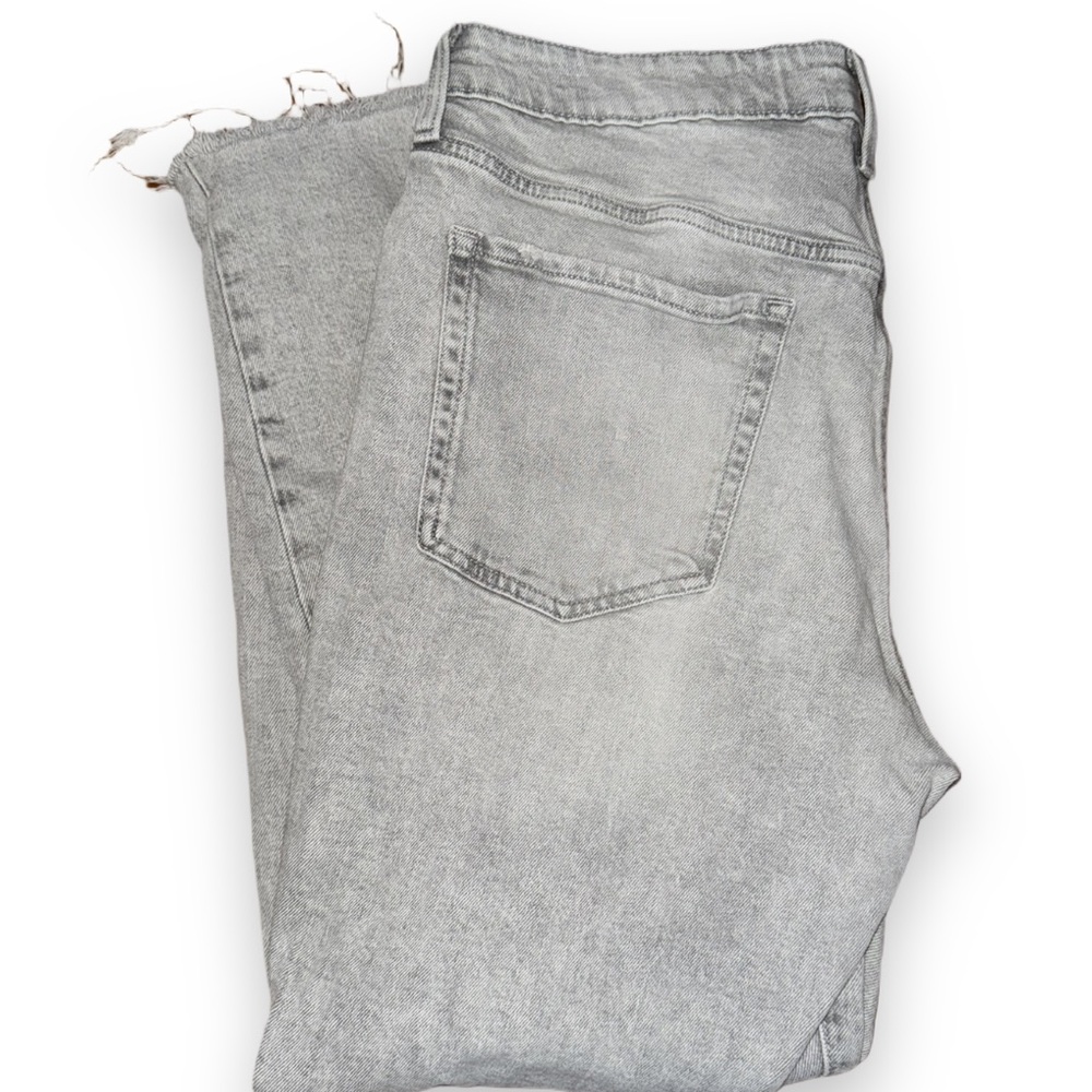 Old Navy Gray Straight Leg Jeans Classic Style